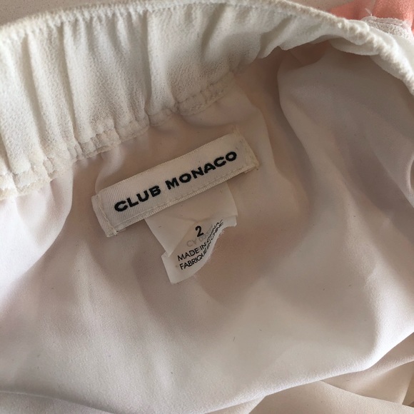 CLUB MONACO Rose/White Maxi Skirt - Picture 3 of 6